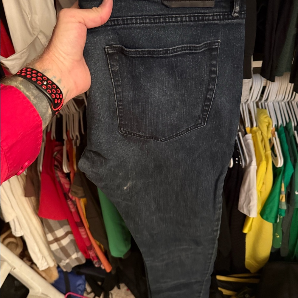Burberry Men's Straight Jeans - Dark Blue